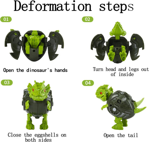 KaxiNeu 6 1 Set,Toddler 6 7 8 9 10+,Dinosaur in STEM Dinosaur Robots Transformed Toys Toys for Kids Boys Ages Toys