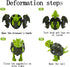 KaxiNeu 6 1 Set,Toddler 6 7 8 9 10+,Dinosaur in STEM Dinosaur Robots Transformed Toys Toys for Kids Boys Ages Toys