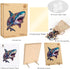 500 17.3 17.4 Inches Delobil Wooden Puzzles for Adults, Shark Jigsaw Puzzles Pieces, Unique Shape Puzzles with Wooden