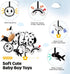 0-6 Spiral Car Seat Baby Toys Months, Infant Carseat High Contrast Sensory Toys Hanging Stroller Accessories, Newborn