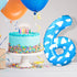 40 Inch Large Number 6 Balloon, Birthday Decorations with Blue Clouds, Party Supplies for 6th Birthday