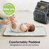 KeaBabies Portable Diaper Changing Pad and Car Seat Cover for Babies - Waterproof Foldable Baby Changing Mat