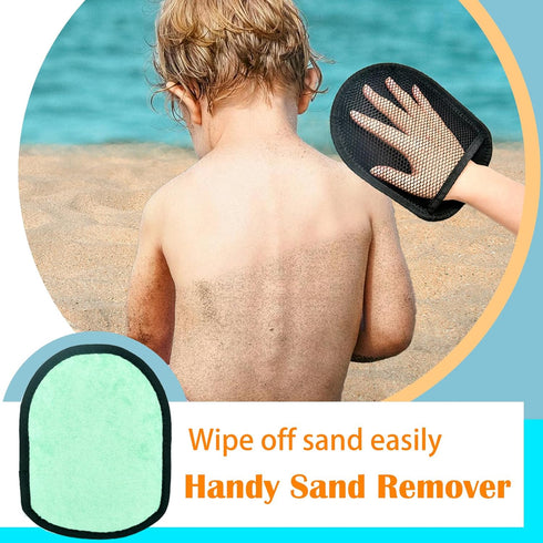 2 Set Collapsible Beach Sand Toys for Kids - Travel Beach Toys with Collapsible Beach Buckets, Mesh Bags, Sand Castle