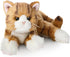 Bearington Collection 15-Inch Tabby Cat Plush Toy, Realistic Stuffed Animal, Orange