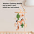 Cowboy-Themed Baby Crib Mobile - Western Nursery Decor for Boys
