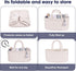 Baby Diaper Caddy Organizer - Cotton Rope Nursery Storage Bin for Changing Table, Portable Tote Bag for Newborn