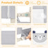57-in (57 INCH, HONEY JOY Bed Rail for Toddlers, Extra Long, Portable Safety Bed Guardrail w/Double Safety Child Lock