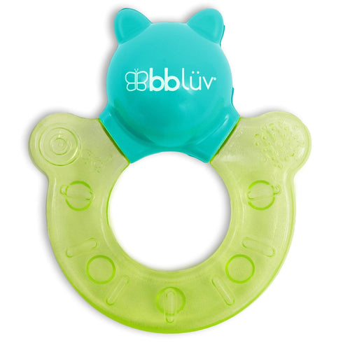 Guemi Chillable Textured Teething Toy - Owl in Lime Color
