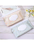 linenb 4pcs Bathroom(Color05) Reusable Wipes Pouch Travel-Friendly Refillable Wipes Case Easy-Access Flip Cover
