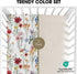 Little Grape Land Crib Sheets for Girls and Boys, 2pk Baby Crib Fitted Sheet for Standard Size Crib and Toddler Mattress, Super Soft Baby Sheet (Spring Flower & Beige) by Little Grape Land