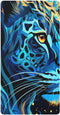 Bseiialft Blue Cheetah Crib Sheets for Boys Girls Soft and Breathable Cotton Baby