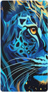 Bseiialft Blue Cheetah Crib Sheets for Boys Girls Soft and Breathable Cotton Baby