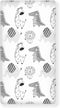 Winpema Lion Giraffe Elephant Crocodile Fitted Crib Sheet Animals Baby Crib Sheet Fit