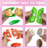 JASNKKONT 94 Set (45 Pcs Cutting Play Food for Kid Kitchen Items), Pretend Play Food with Shopping Basket, Fake Food