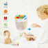 Quick-Fetch Way Mesh Bath Toy Holder, Large Capacity Wall-Mounted Bath Toy Organizer for Quick Access to Toys