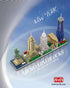 Set, 3048 Bricks,3D dOvOb Architecture New York Skyline Micro Mini Blocks Building Pieces Puzzle Collection Model Kit