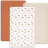 PHF 3 Pack Soft Mini Crib Sheets, Rainbow Silky Pack N Play