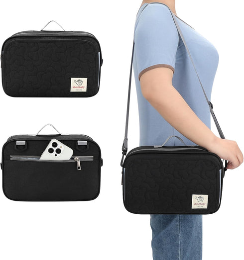Accmor Universal Stroller Organizer with Insulated Cup Holder Pocket, Large Capacity Caddy for Uppababy, Doona, Nuna