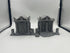 Hautico Church Houses and Ruins Scene - Architecture Terrain Scenery for 18-28mm Miniatures