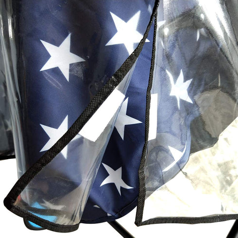 Weather Shield for Double Stroller - Universal Size Side by Side Baby Umbrella Rain Cover, Waterproof Jogger City
