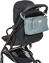 3 Sprouts Quilted Stroller Organizer with Cup Holder, Durable Caddy Accessory, Green, Converts to Diaper Bag