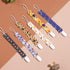 Halloween Pacifier Clips 6 Pack Binkie Paci Holder Clips for Boys and Girls Fits Most Pacifiers & Toys (Bone, Skull,