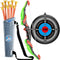 TEMI Kids Bow and Arrow Set, LED Light Up Archery Toy Set with 10 Suction Cup Arrows, Indoor Outdoor Toys