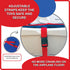 Fun N Fly Foldable Travel Tray - Portable Durable Blue Red Snack Desk for Kids, Toddler, Baby Airplane Travel by FunnFly