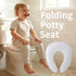 Funbliss Foldable Travel Potty Seat for Toddlers,Potty Training Toilet for Toddlers with Safety Suction Cups, Includes