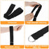 Xinjoduz Non-Slip Stroller Handle Straps for Bags, Universal Adjustable Stroller D Ring Clips and Hooks, Heavy-Duty