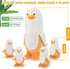 5 20'' Mommy 4 Auspicious beginning PCS Banana Duck Plush Stuffed Animal Family, Cute Banana Duck with Baby Plushies