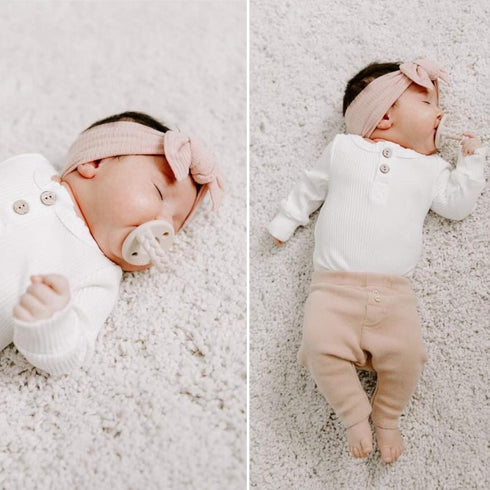 Baby Girls Headbands with Bows - Infant Toddler Headwrap Hair Accessories