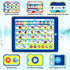 6-in-1 Kids Tablet with ABC/Words/Numbers/Color/Games/Music, Interactive Educational Toys for Age 3-5 Learning