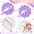 (2pack:Lavender 2) Pacifier Clip for Boys Girls Floral Daisy Macrame Baby Paci Clip Pacifier Holder Leash Boho Wooden