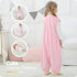 HAHASHOW Baby Sleeping Sack Sleeveless, Toddler Sleeping Bag with Legs, Swaddle Wearable Blanket