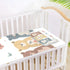 SyXIOP 28" 52" Chic Bears Brown Cooling Baby Crib Mattress x Breathable Crib Padding for Kids, Adult