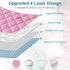 VOPHIA 2 Pack 24X38 24X38inch) Waterproof Mattress Protector Crib,Cotton Fitted Crib Sheets Crib Mattress Protector