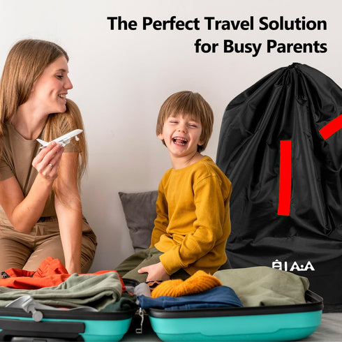 elaia Car Seat Travel Bag for Airplane, Waterproof Carseat Travel Bag with Handles Fits Doona, Graco, Evenflo Infant