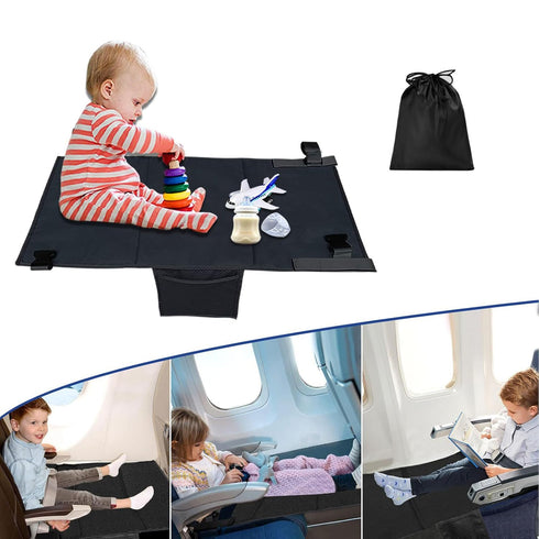 KUSIKIKA Toddler Airplane Bed, Airplane seat Extender for Kids,Kids Airplane Seat Extender Travel