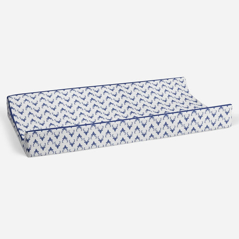 Navy Tribal/Aztec Quilted Changing Pad Cover