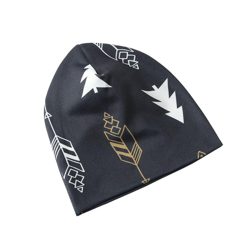 Galabloomer Newborn Swaddle Blanket with Beanie Set, Baby Boy Receiving Blanket Rainbow (Gold Arrow)
