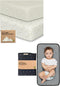 KeaBabies KeaBbaies 2-Pack Waterproof Crib Sheets and Portable Diaper Changing Pad - Cotton