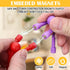 30Pcs Magnetic Travel Toys, Magnets Men for Kids, Cute Magnetic People Airplane Car Toddler Travel Essential, Fridge