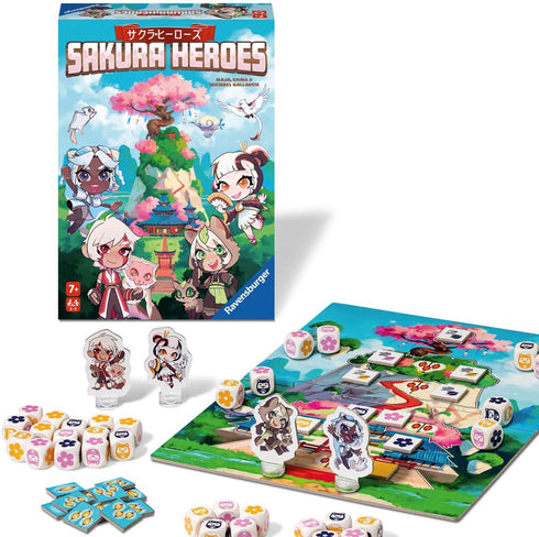 7 Ravensburger Sakura Heroes A Fast-Paced Dice Game for Anime Fans Ages and Up
