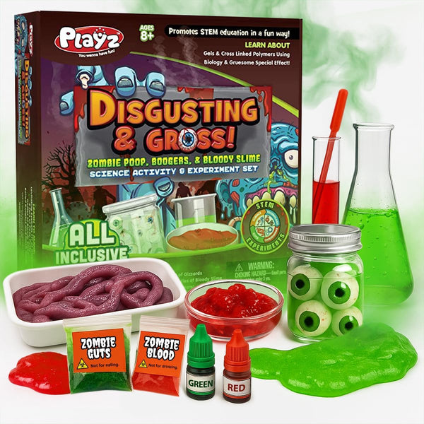 Playz Disgusting n' Gross Zombie Poop - DIY Stem Learning & Educational