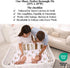 100% 3 Pack (33 17 Inches) Organic Cotton Bassinet Sheets - x Angel Bliss - GOTS Certified, Soft Breathable Percale