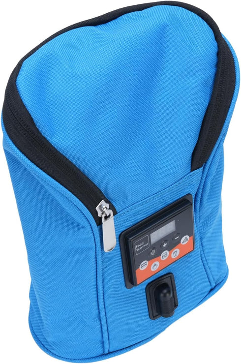 Portable Cordless Baby Bottle Warmer with Adjustable Temperature (Blue)