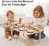 9-in-1 Set, 1-3, WINYGZ Baby Drum Low Noise Montessori Musical Instruments for Toddlers Safe & Durable Wooden Music