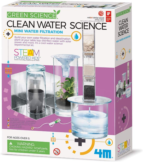4M Clean Water Science - Climate Change, Global Warming, Lab - STEM Educational Gift for Kids & Teens