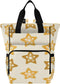 BOESI Cutout Stars Diaper Bag Backpack, Mommy Bag, Multifunctional Diaper Bag, Travel Backpack